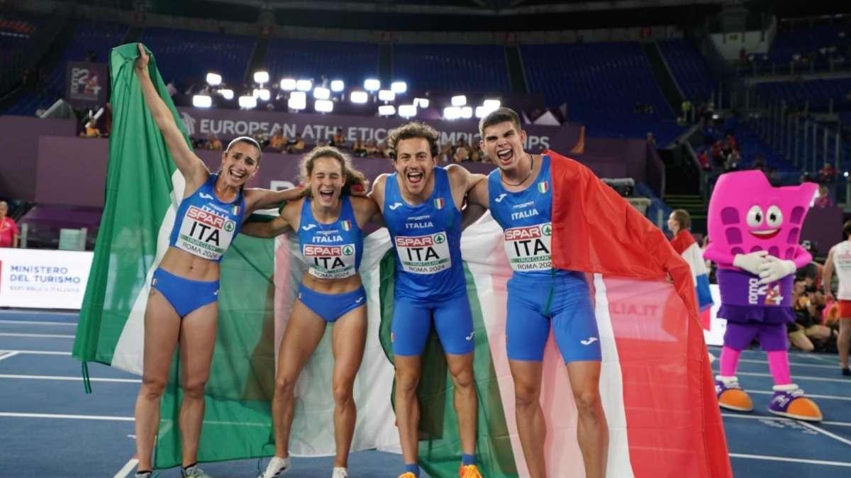 Europei Atletica, Mangione show: è argento nella 4x400 mista