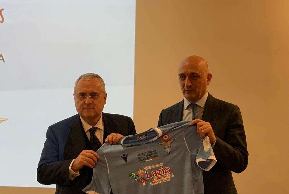 RIYAD - Lazio e Juventus, dirigenze a pranzo e messa in ambasciata: poi lo spot per il calcio italiano
