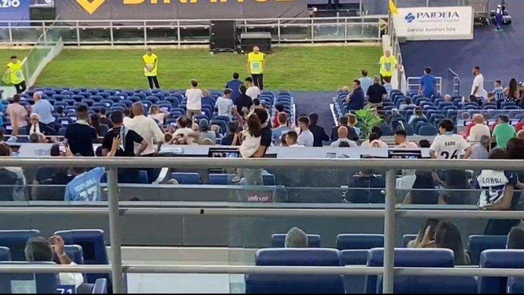 Lazio - Bologna, all'Olimpico c'è l'assessore Onorato. E al gol di Immobile... - VIDEO