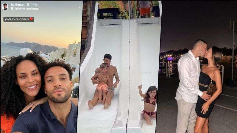 Lazio, week-end di relax: per Anderson fuga d'amore in Grecia. E Luis Alberto... - FOTO