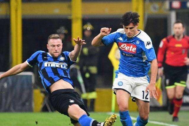 Napoli - Inter, ancora ascolti da urlo: 7 milioni di spettatori e 32% di share