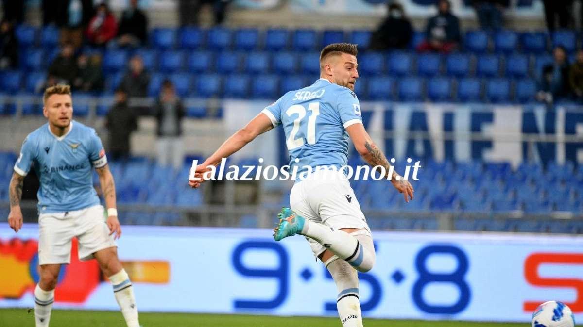 Lazio-Sassuolo, Milinkovic top class: e la società lo esalta - VIDEO