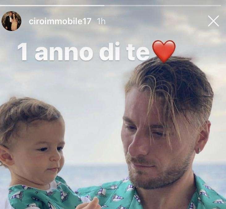 Lazio, il piccolo Immobile compie un anno: gli auguri di mamma e papà - FT