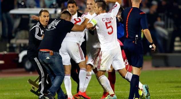 Serbia-Albania, Cana rischia una squalifica di 6 mesi dall'Uefa