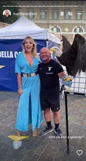 Lazio, Manila Nazzaro: l'ex Miss Italia posa con Olympia