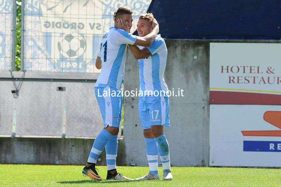 C'è solo la Lazio: 3-1 al Leverkusen sulle ali di Immobile e Anderson