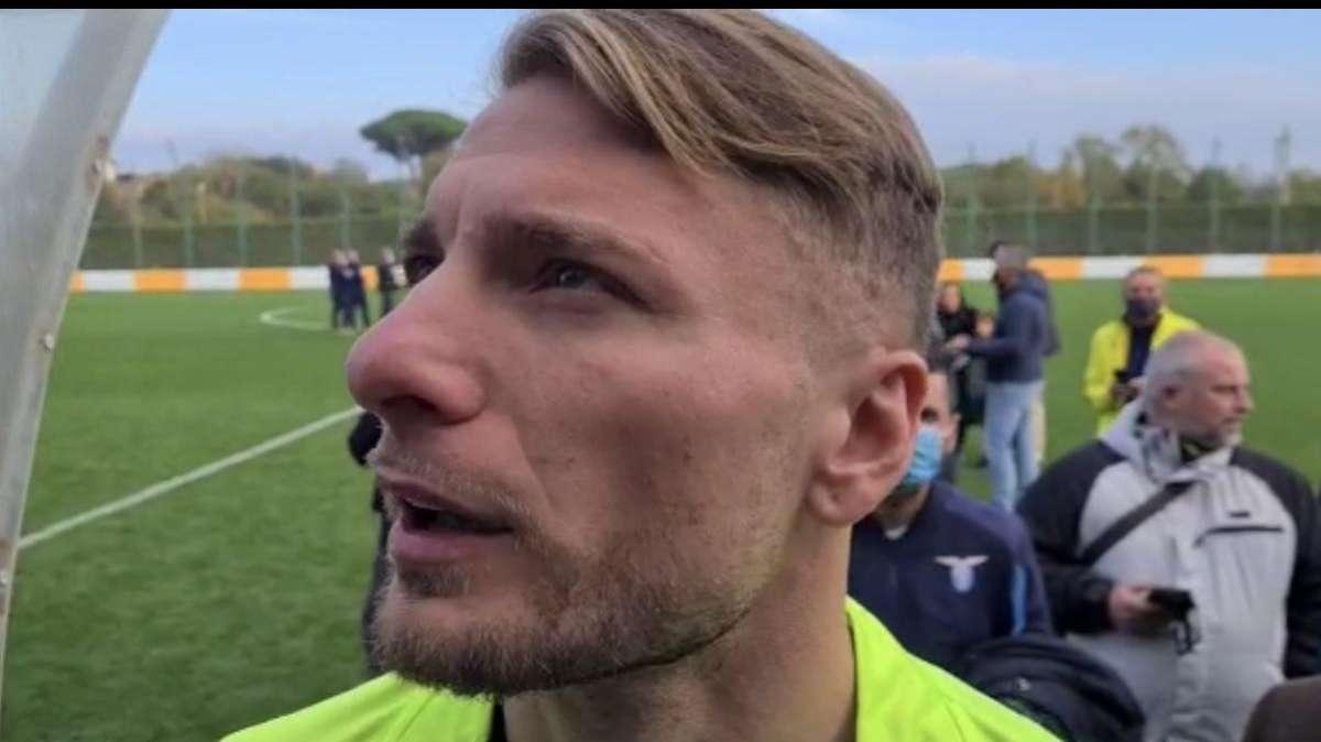 Lazio, Immobile: “Infortunio? Serve cautela ma sto migliorando. Ho parlato con la squadra…” - VIDEO