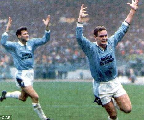 Lazio, 28 anni fa l'esordio di Paul Gascoigne in biancoceleste