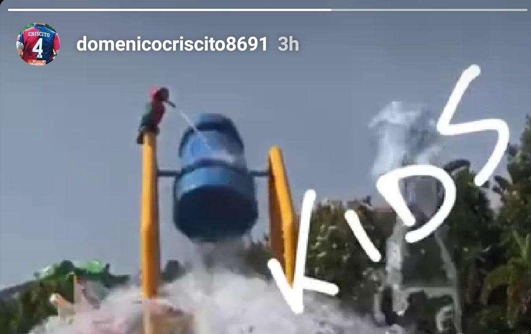 Lazio, Immobile torna bambino: gavettoni con Criscito e Insigne - FOTO