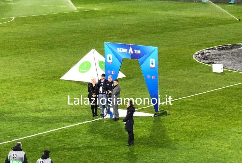 Cagliari - Lazio, consegnato il Premio Pulici ad Alessio Cragno - FOTO