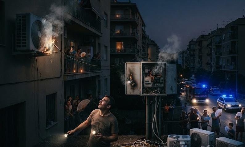 Roma e provincia nella morsa del caldo: blackout e disagi per i residenti