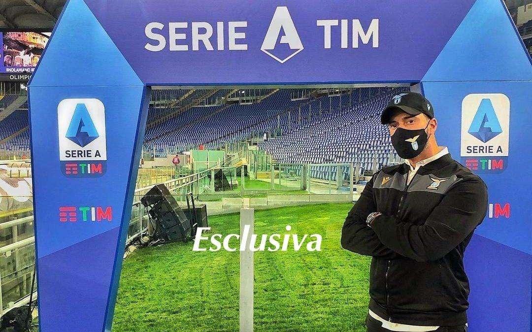 Lazio, lo speaker Celletti: "Io laziale per mio nonno e Signori. Gabbo nel mio debutto da vocalist"