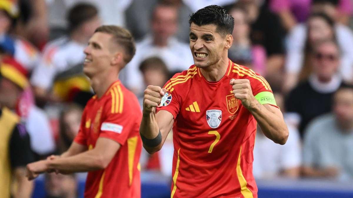 Euro 2024 | Morata, infortunio incredibile: travolto da uno steward al termine del match