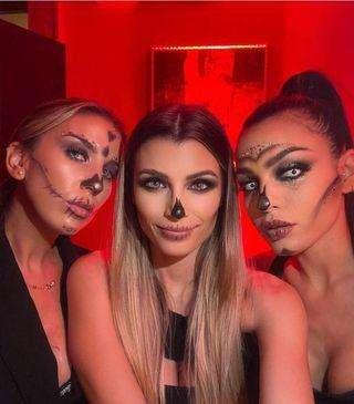 Lazio, Halloween tra wags: il pauroso scatto delle mogli dei calciatori