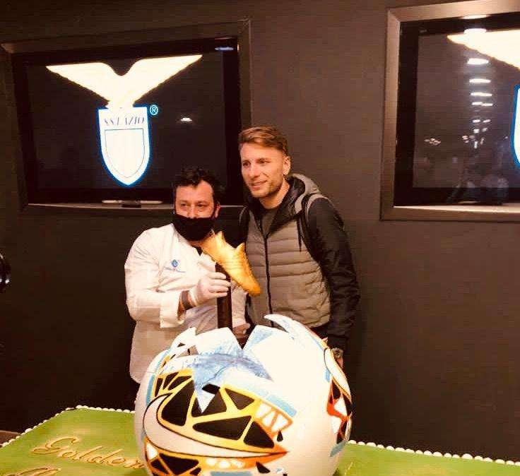 Lazio, Fabio D'Antoni: ecco chi ha realizzato la torta per Immobile - FOTO 