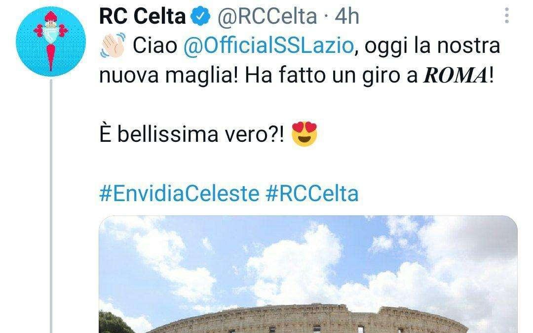 Celta Vigo, la nuova maglia in giro per l'Europa: parte la "sfida" alla Lazio - FOTO