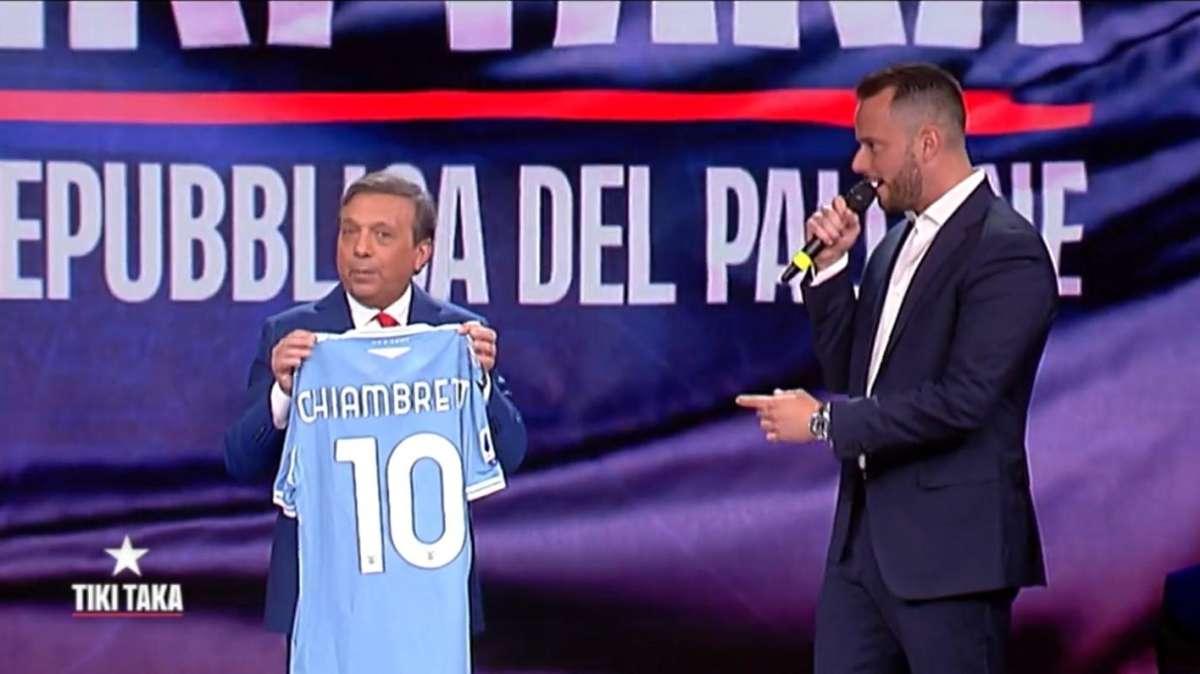 Chiambretti: "Lazio? Se ne parla poco, ma è sempre in alto"