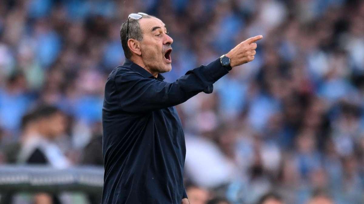 Lazio, Sarri a Dazn: "Nessun riscaldamento, siamo qui per dar il meglio"