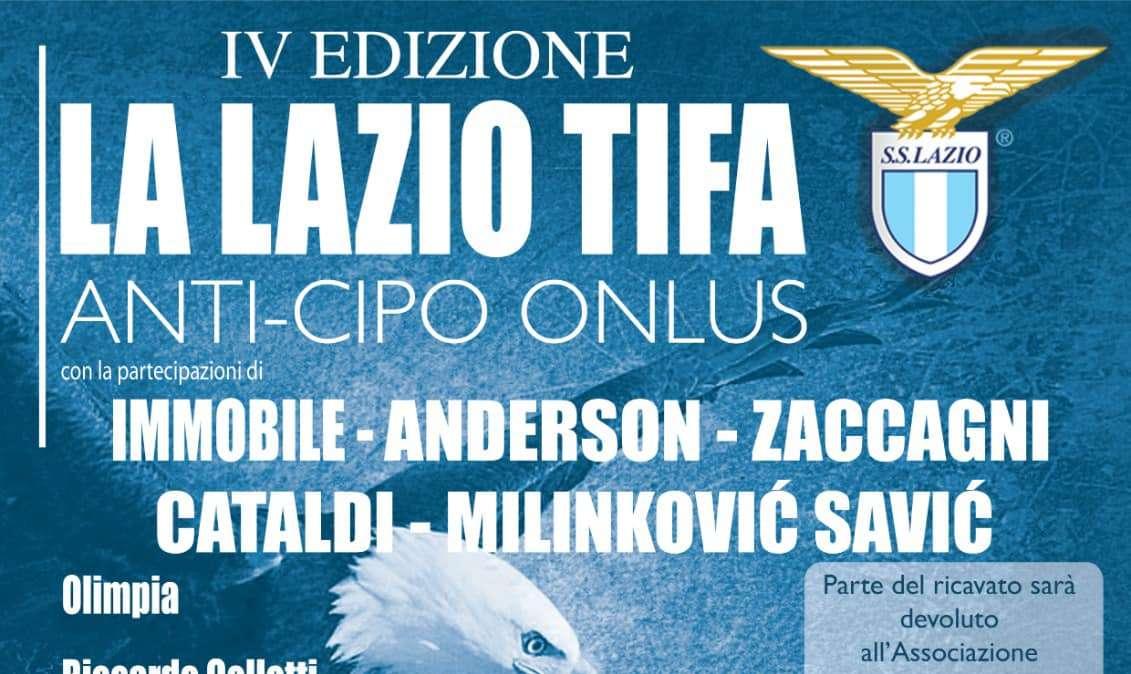 "La Lazio tifa Anti-Cipo Onlus", evento di beneficenza: accoglienza da stadio per i biancocesti! - VIDEO