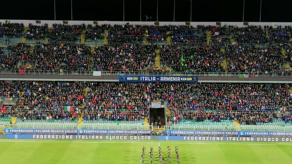 Italia - Macedonia, stadio Barbera a rischio: il motivo 