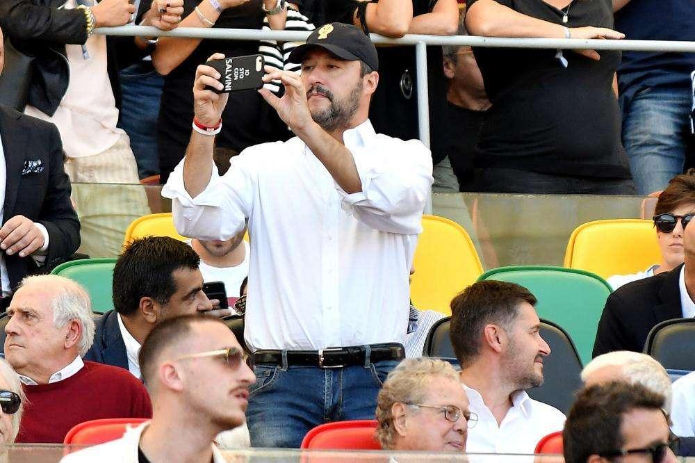 Salvini: "Inzaghi showman, Lotito nervoso. Gattuso? Ha sbagliato a non fare i cambi" - VIDEO