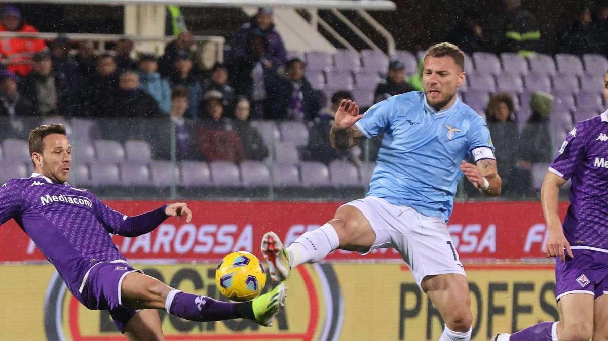 Fiorentina - Lazio, Immobile furioso in panchina: il motivo 