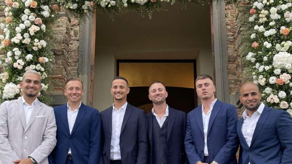Lazio | Patric al matrimonio di Correa: quanti ex con lui