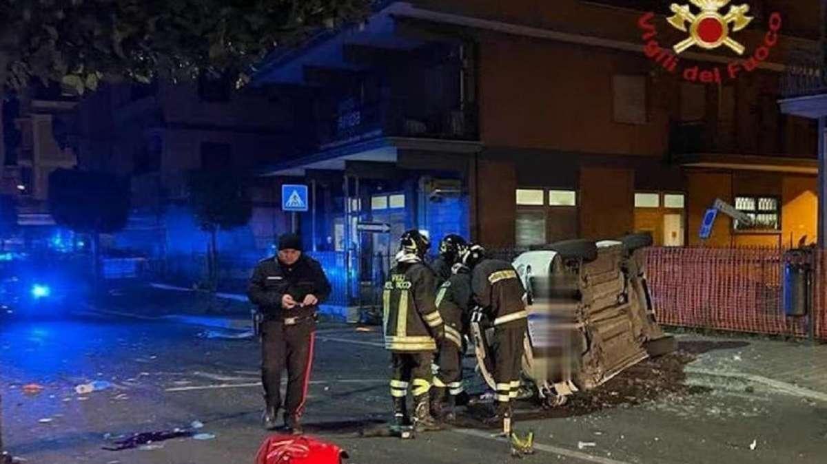 Cronaca di Roma, incidente gravissimo in via Nomentana: auto si ribalta, morti 5 ragazzi