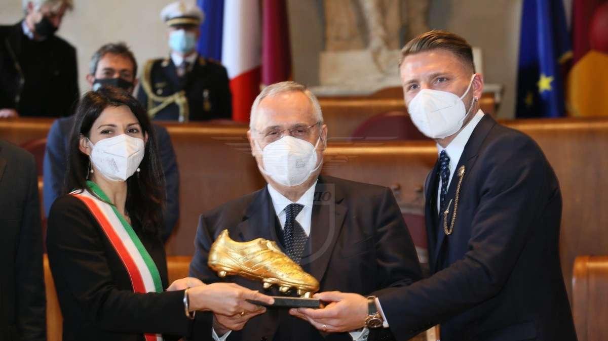 Lazio, Lotito: “Immobile uomo del popolo, è l’emblema di tutta la città”