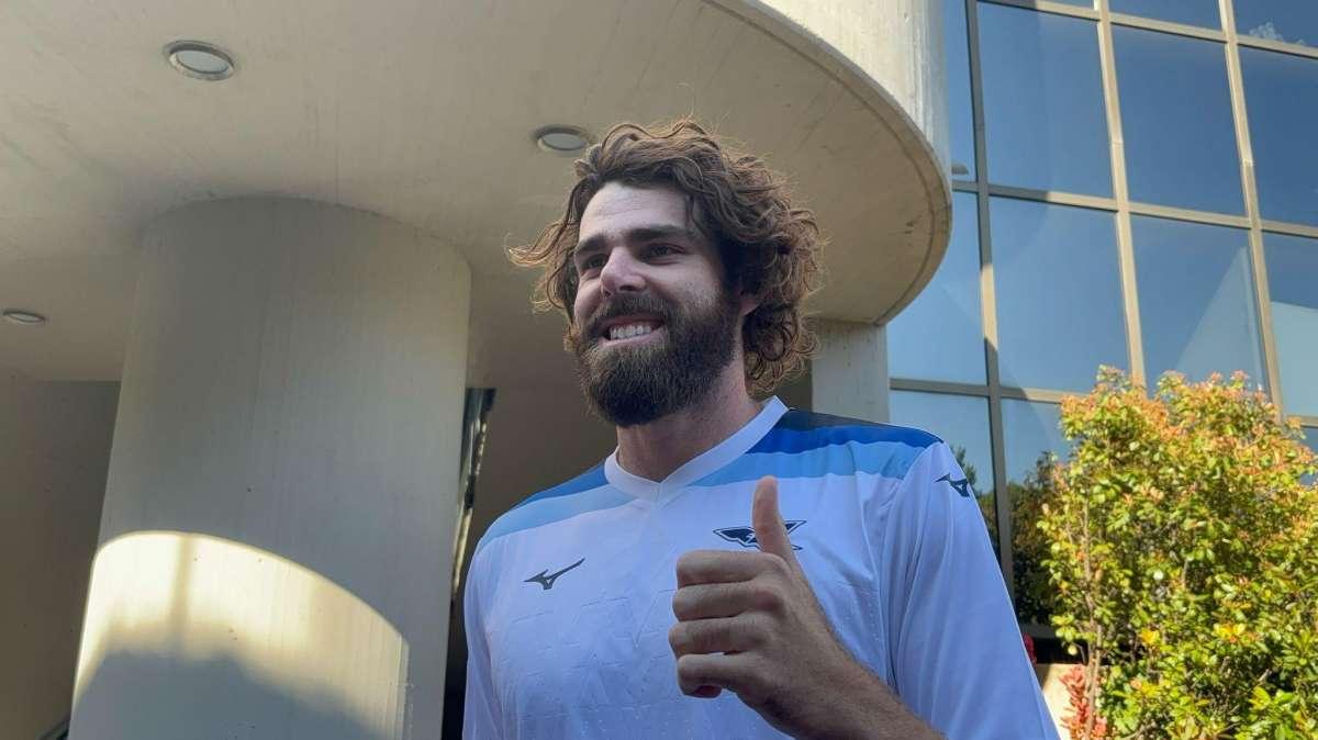 Opelka è arrivato all'Olimpico: "Forza Lazio!" - VIDEO