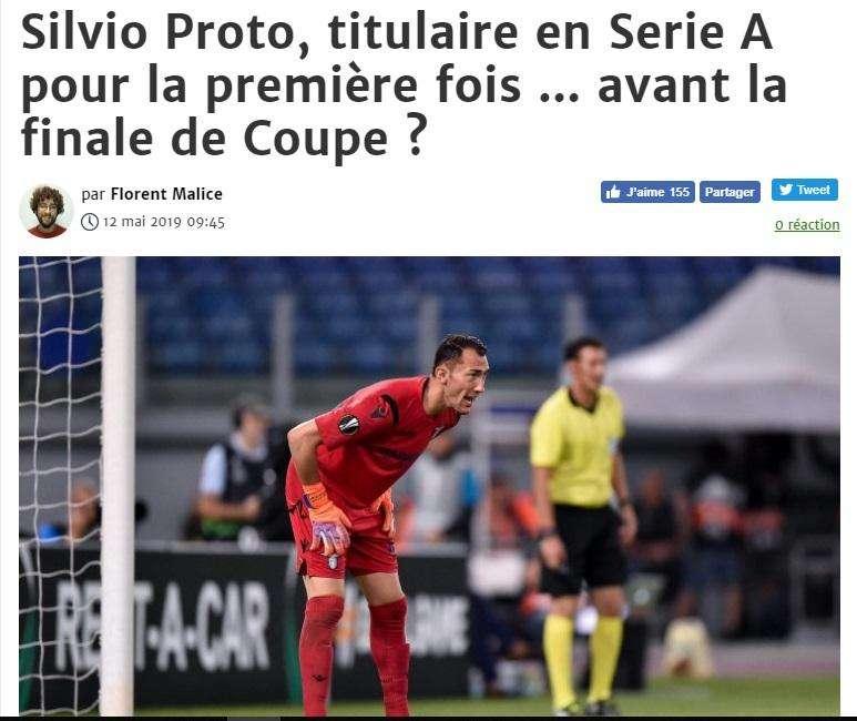 Lazio, l'esordio di Proto visto dalla stampa belga - FOTO