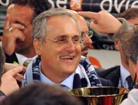 Lotito:"Puntiamo alla Champions. Dopo Matuzalem ed un centrale, stop al mercato"
