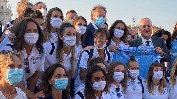 Lazio Women, l'emozione di Palombi: "Sento il cuore a mille" - FOTO