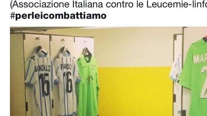 Lazio a sostegno dell'AIL: stasera sulle maglie il logo dell'associazione