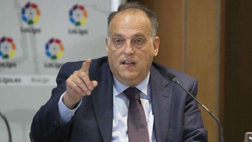 Liga, Tebas: "Speriamo di ripartire l'11 giugno. Partite fino a mezzanotte"