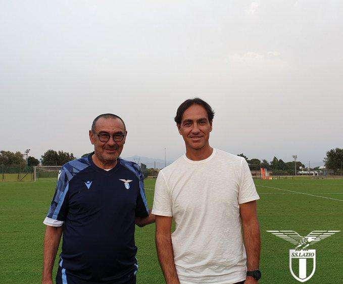 Lazio, il messaggio di Nesta dopo la visita a Formello: "Grazie per l'ospitalità" - FOTO