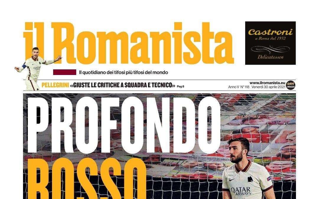 Manchester United - Roma, la prima de Il Romanista: "Profondo Rosso"