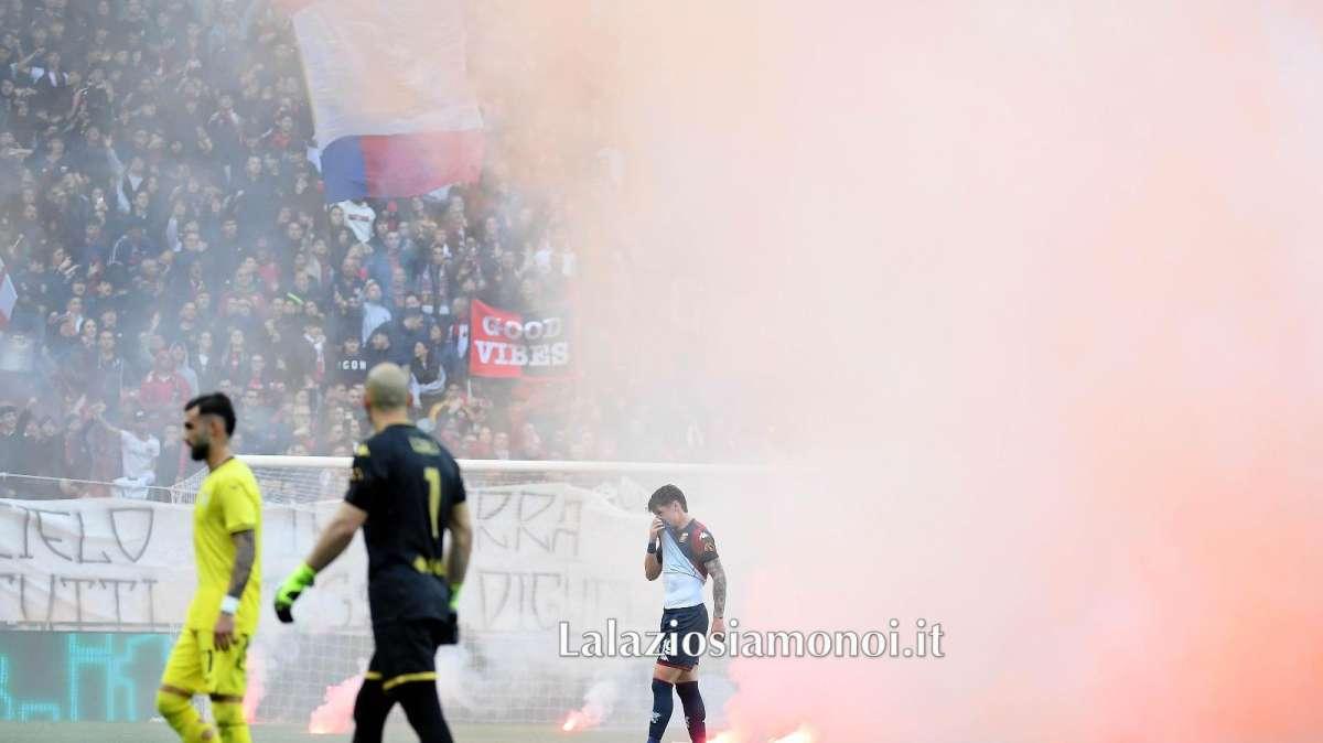 Lazio | Mandas colpito da un fumogeno: la decisione del giudice sportivo
