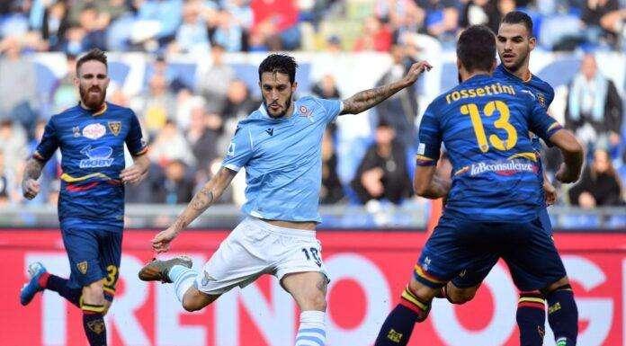 IL TABELLINO di Lazio - Lecce 4-2