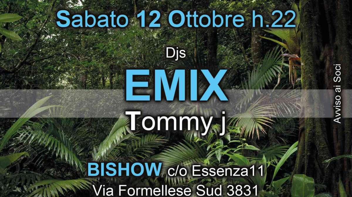 COSA FAI SABATO SERA? A FORMELLO ARRIVA BISHOW CON EMIX IN CONSOLLE