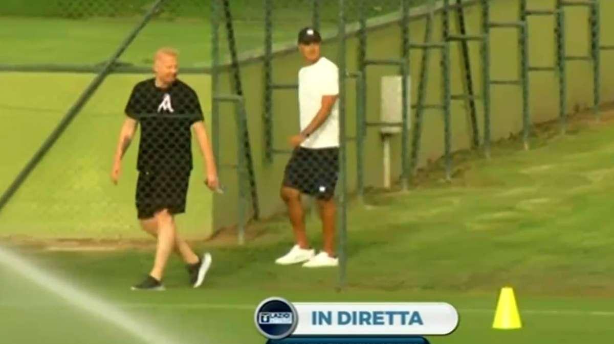 Lazio, sorpresa a Formello: al centro d'allenamento c'è Alessandro Nesta 