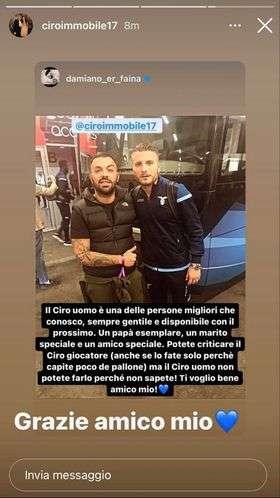 Lazio, Damiano 'Er Faina' sta con Immobile: "Non potete criticare il Ciro uomo" - FT