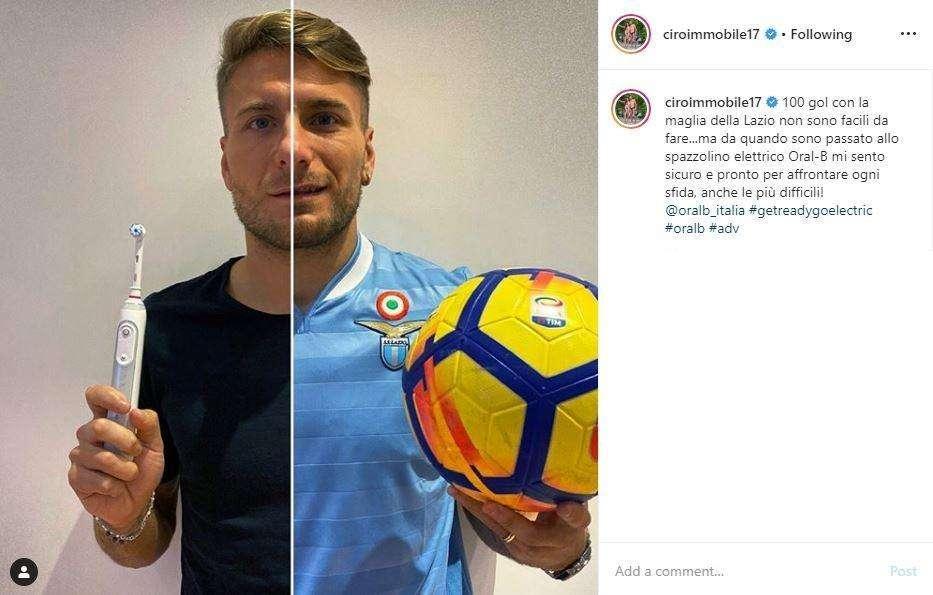 Lazio, Immobile e lo spazzolino come scettro. “Bravo, così il fiatino va via” - FT