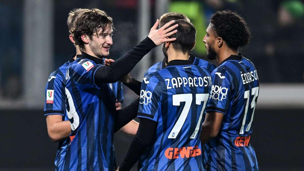 Coppa Italia, tris Atalanta al Sassuolo: la Dea approda ai quarti 