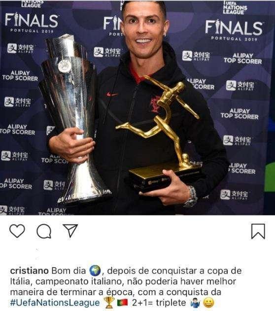 Juventus, la gaffe di Ronaldo: “Dopo aver conquistato la Coppa Italia...”