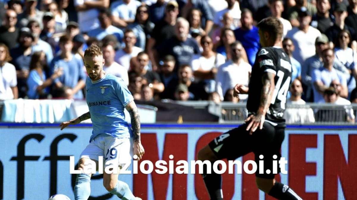 Lazio - Spezia,  Lazzari festeggia a suon di emoji. E i compagni...