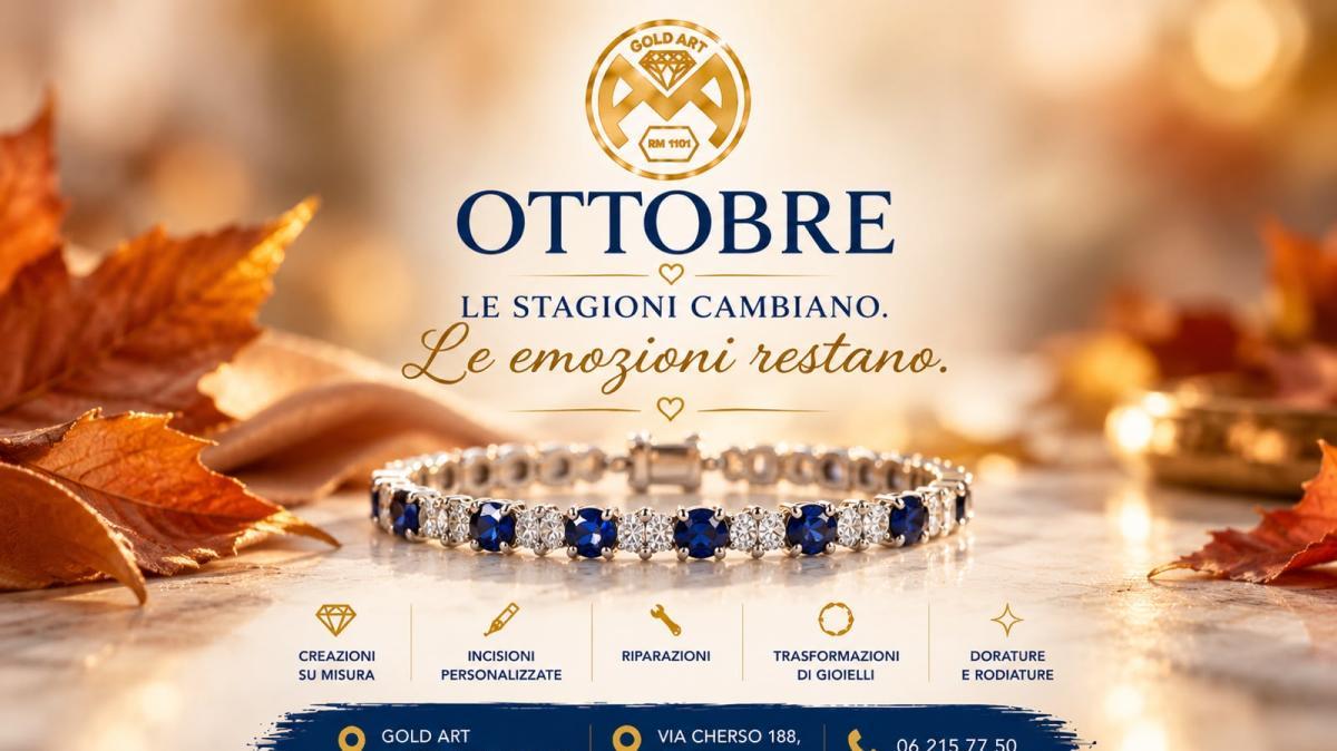Ottobre, il mese dei sentimenti che scaldano il cuore: da Gold Art ogni ricordo diventa prezioso