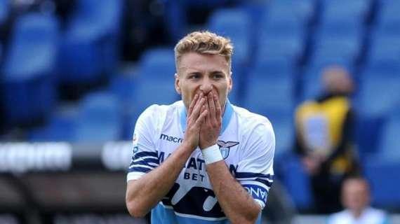 Lazio, sei mesi senza i gol su azione di Immobile nelle gare all'Olimpico di campionato