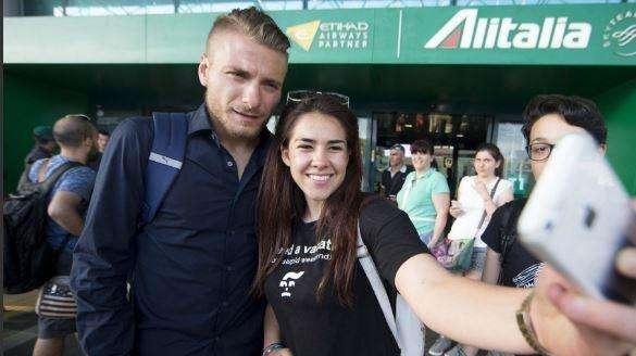 Immobile è sbarcato a Roma: "La Lazio la mia prima scelta". Martedì le visite mediche - FOTO&VIDEO