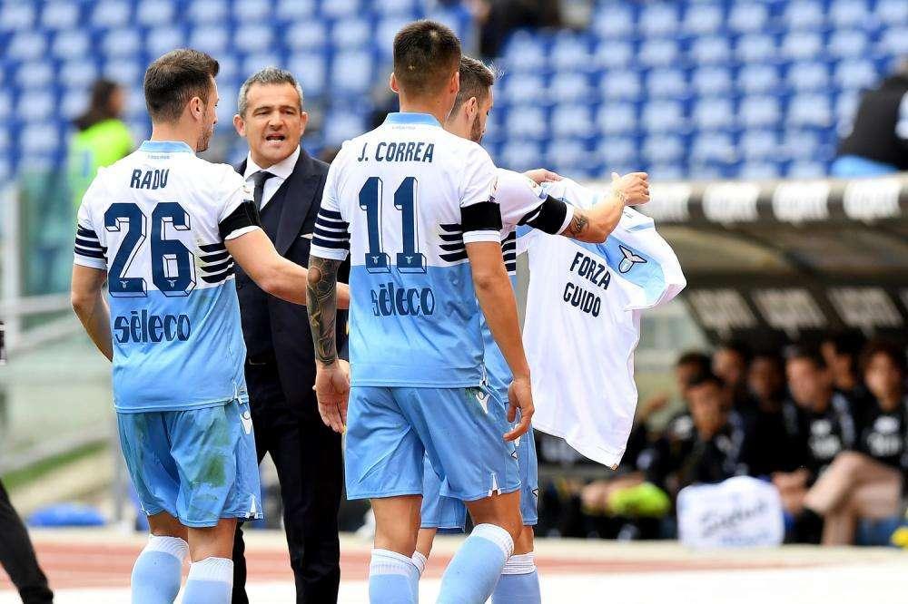 Lazio - Parma, Luis Alberto dedica il gol a Guerrieri: "Forza Guido!" - FOTO